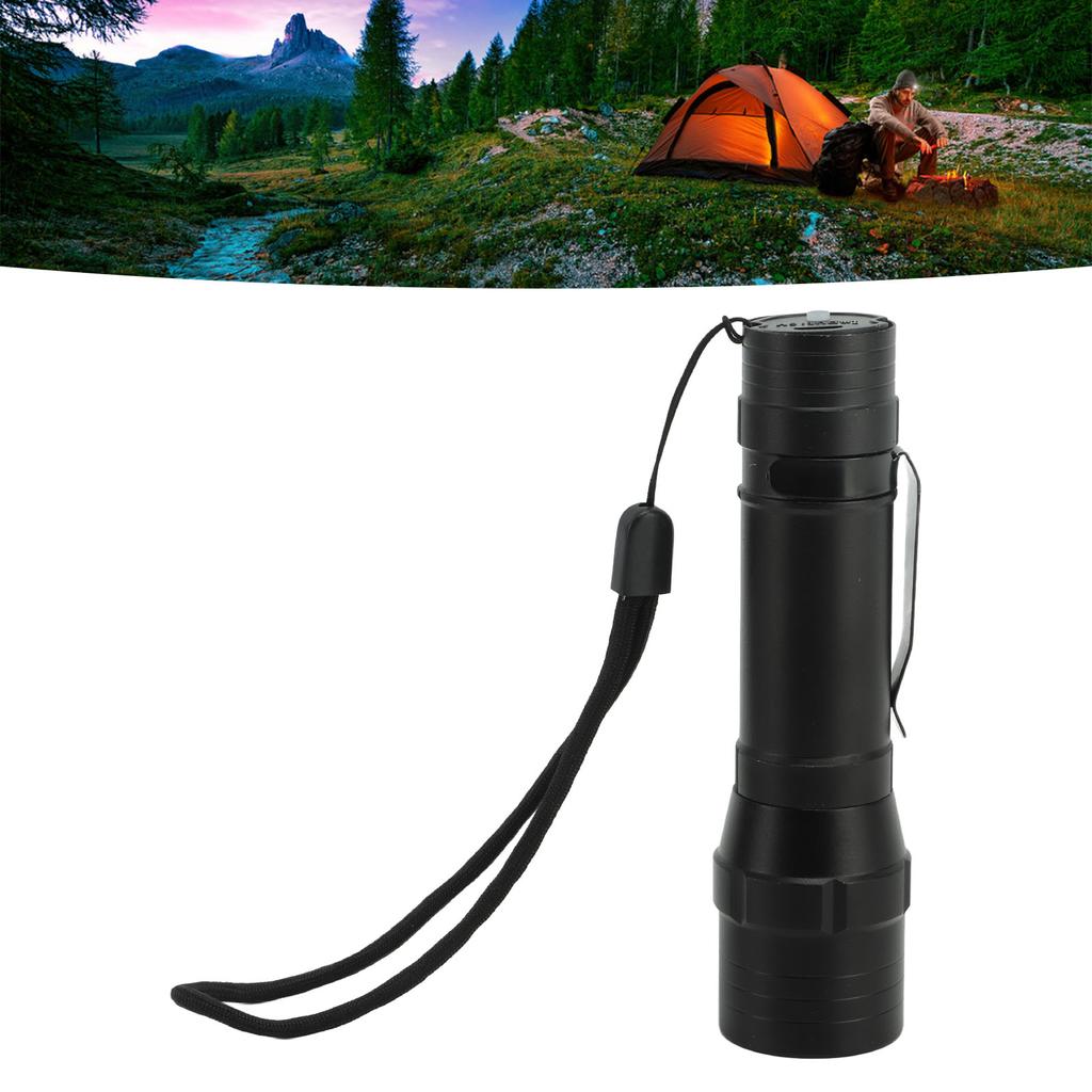 Rechargeable Flashlight 4 Modes High Brightness Metal Flashlight with COB Sidelight for Outdoor Camping Emergency