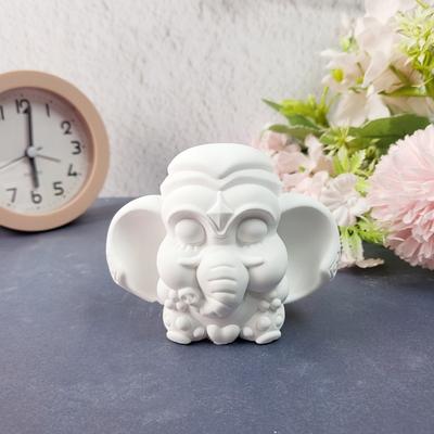Statua Zwierzęcia Słonia 3D Silikonowe Formy na Świece Żywica Epoksydowa Silikonowe Formy do Świec Mydła Fondantu Czekoladowego Ciasta do Pieczenia