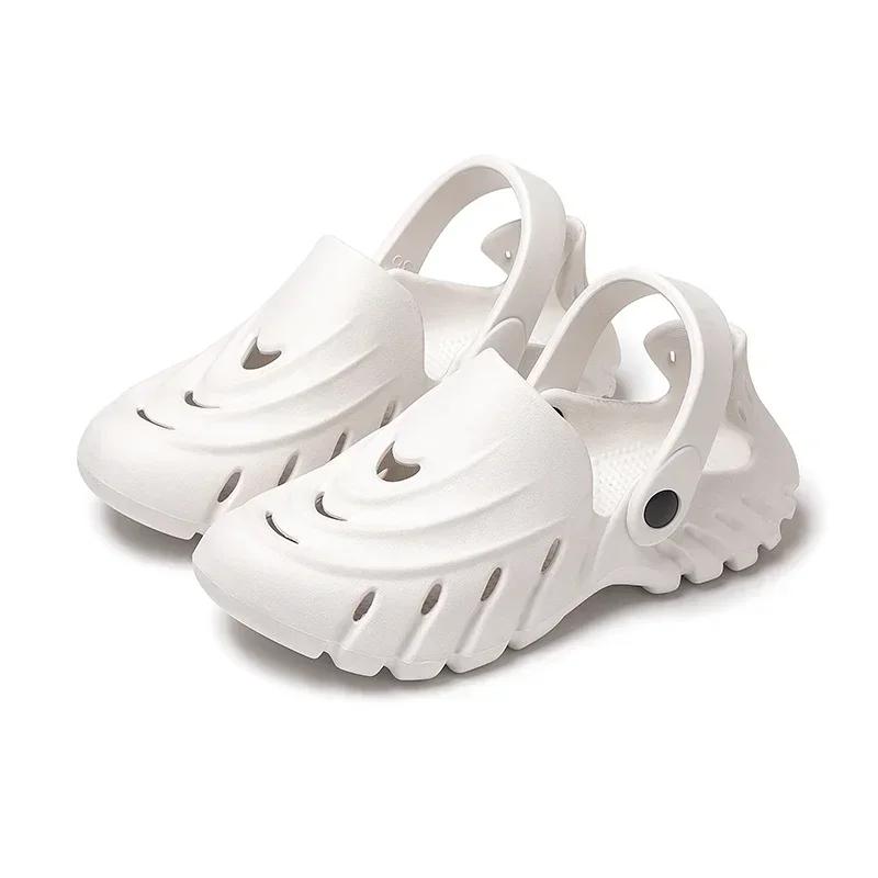 Men's Beach Outdoor Sandals Summer Aqua Shoes Men Slippers Non-slip Garden Casual Shoes Chef Shoes Nurse Doctor Shoes Flip Flops