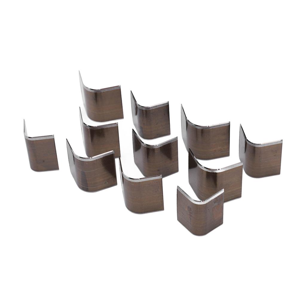 11 Pcs Leather Punch Mould Carbon Steel Anti Rust R Angle Leather Knife Mold DIY Hand Made Leather