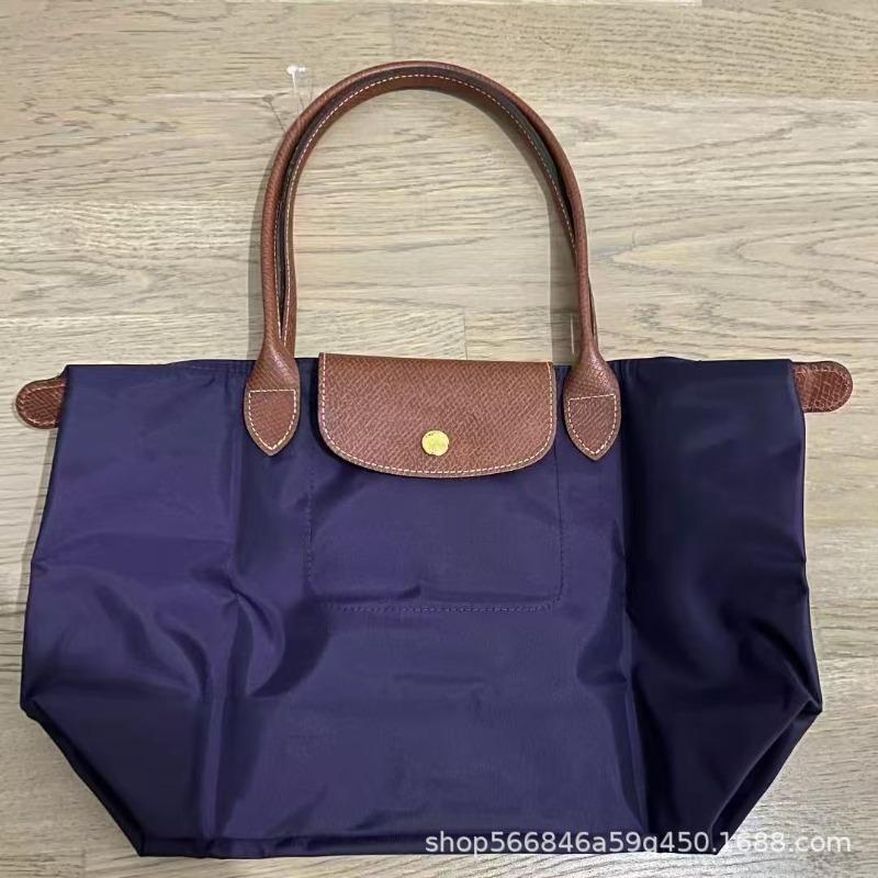 Borsa a sacchetto Leggera borsa tote pieghevole Borsa a tracolla per pendolari in nylon impermeabile di grande capacità borsa a mano