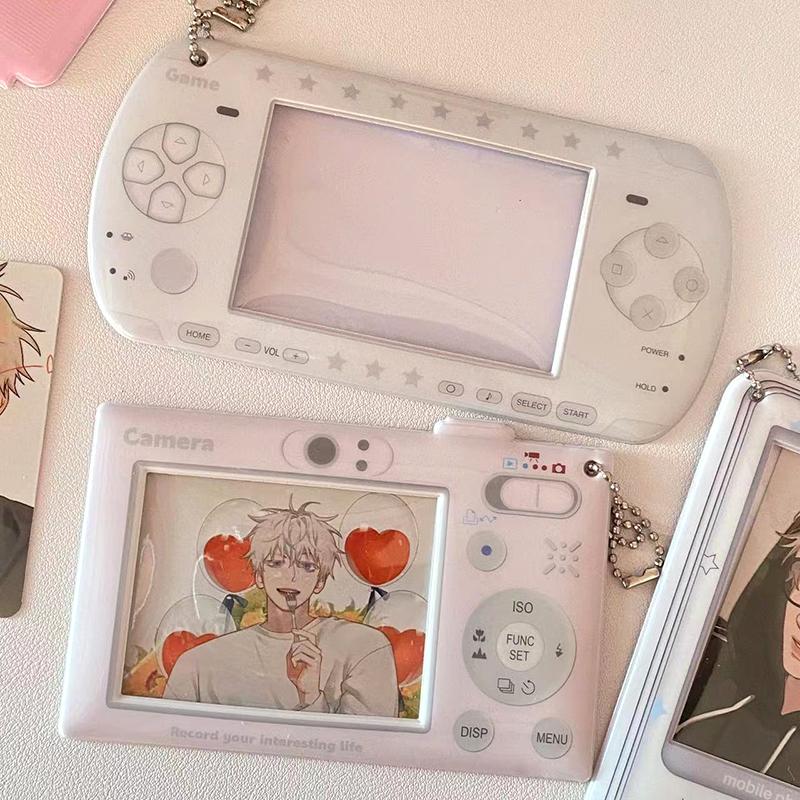 3 Inch Photo Card Holder Kpop Idol Photocard Holder ID Card Student Card Holder Protecter School Stationery Bag Pendant