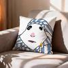 CartoonHCHamster Caveman   Pillow Case Pattern Printed Pillowcase For Living Room Sofa Cushion Cover