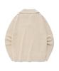 FALLETT V-Neck Collared Knit Light Beige