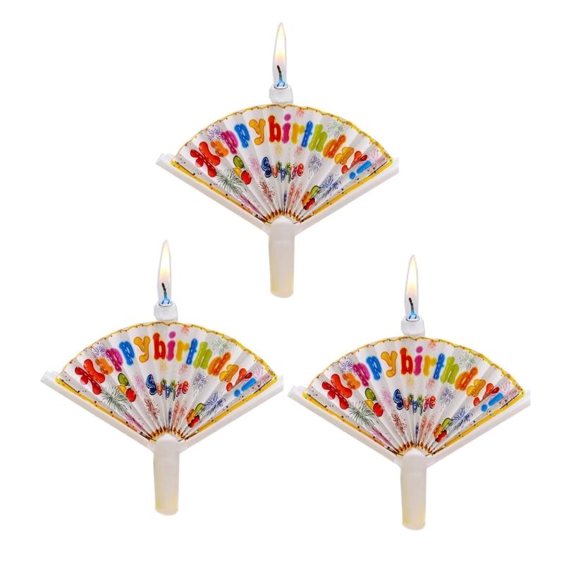 

3 шт. Креативный сюрприз-веер на день рождения, веер для празднования, украшение для дома и кафе