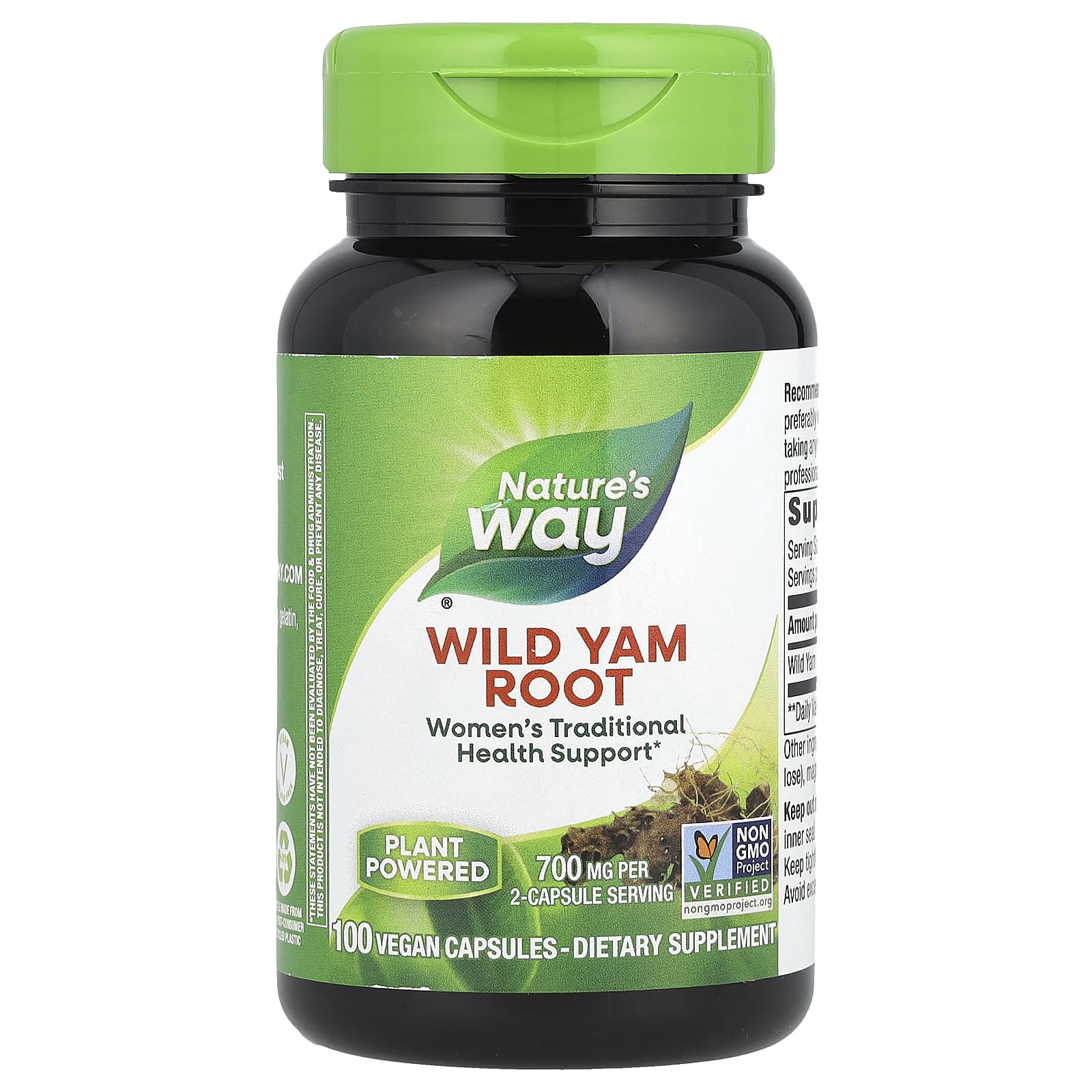 

Nature S Way, Wild Yam Root, 700Mg, 100 Veggie Caps (350Mg per Capsule)