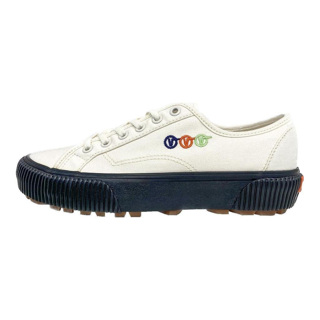 Vans Delridge Sf Thick Sole Casual Low Top Skate Shoes Women sneaker White Black VN0A4BXHKIG