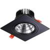 Spot LED encastré carré COB orientable pour plafond