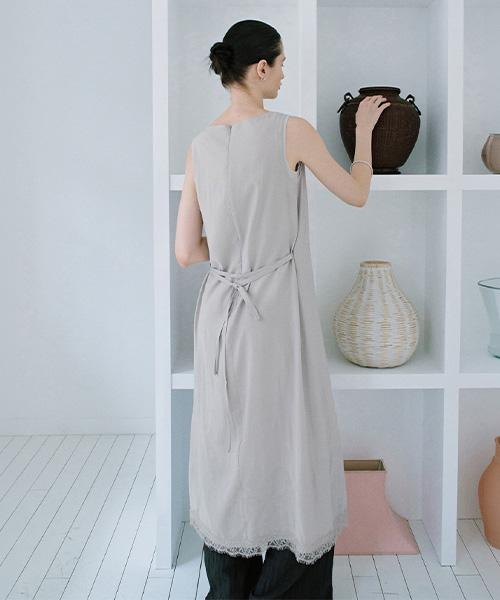 Onaenon Lace Sleeveless Dress New6Mo601