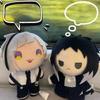 Dazai Osamu Plush Nakahara Chuuya Figure Fyodor Dostoevsky Edogawa Rampo Plush Doll Soft Keychain Pillow Cute BSD Anime Toy Gift