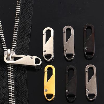 10 τμχ/παρτίδα Slider Puller Στιγμιαία αντικατάσταση τσάντας επισκευής φερμουάρ Τσάντα ταξιδιού κακής πόρπης Βαλίτσα Μεταλλική κεφαλή DIY Ραπτική χειροτεχνία