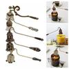 Elegante Spegnicandela Estintore per Candele Manico Lungo Accessorio per Candele Metallo Spegnifiamma per Stoppino Spegnistoppino Decorazione per la Casa Regalo