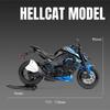 1/12 Kawasaki Z1000 Street Cars Motorcycle Diecast Model Car Alloy Metal with Base Display Collections Hobby Home Decoration Boy