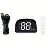 Car Head Up Hd Display Gps Speedometer Speed Kmh Digital Hud Windshield Projector For All Cars Auto Electronics Accessories