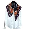Silk Silk Scarf Ethnic Style Pegasus Spring And Autumn Mulberry Silk 70 Square Scarf Versatile Thin Scarf