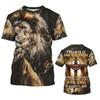 Summer Hip Hop Series Digital 3D Printed Men's Street Short Sleeved Sports T-shirt Top
