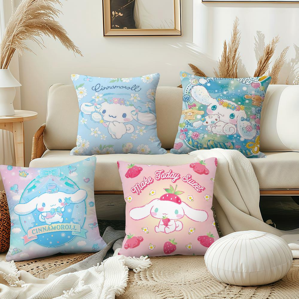 SRO C-Cinnamoroll f cushion cover Best Home Office Coffee Pillow Sofa Printing Decoration Room Shop Car Nordic Simplicity Hit