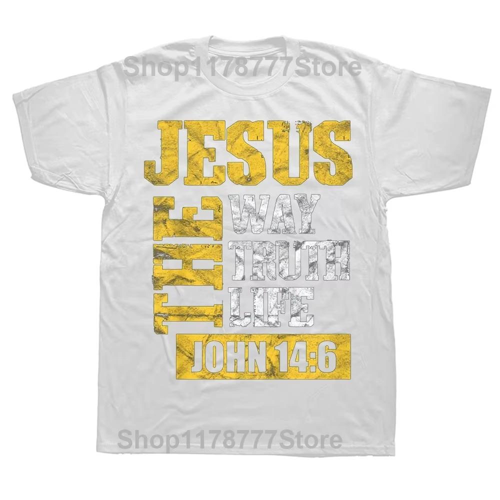 Deadlift Jesus  Weightlifting Funny Gym T Shirts Graphic  Streetwear Short Sleeve Birthday T-shirt Mens Clothing