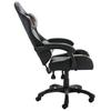 Gaming Chair In Black and Camouflage Pattern Faux Leather