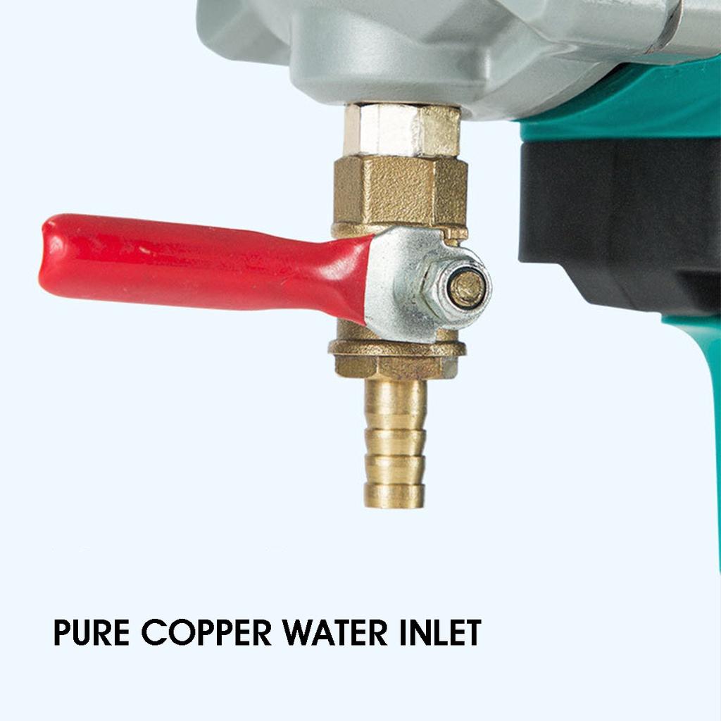 1600W 220V 2200r/min 166mm Diamond Core Drill Wet High Power Handheld Variable Speed Concrete Core Drill Machine