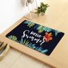 Flowers Household Door Mat Kitchen Absorbent Floor Mat Bathroom Non-Slip Mat Bedroom Living Room Carpet