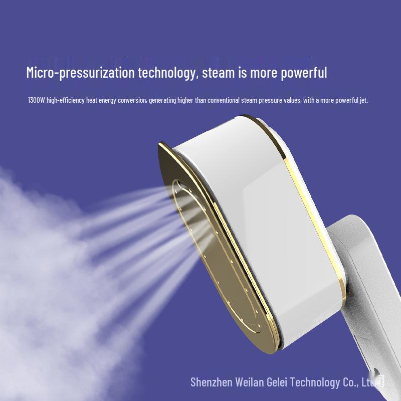 Portable Handheld Garment Steamer and Iron - Large Electric Dry/Wet Steam for Household Use