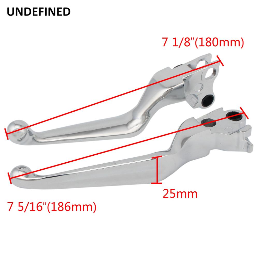 Chrome Motorcycle Brake Clutch Lever Cable Shifter Levers For Harley Sportster XL Touring Road King Electra Glide Softail Dyna