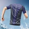 Men's Quick-Dry Ice Silk Short-Sleeve Fitness T-Shirt
