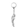 Butterfly Bird Nature Harmony Pendant Antique Bronze Metal Keychain with 30mm Ring for Girls Trendy Gift
