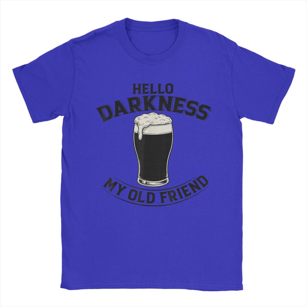 Casual TShirt Summer Hello Darkness My Old Friend Irish Drinking St Patricks Day Hip Hop T Shirts  Cotton Tshirt Gift Idea