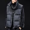 Men's Lightweight 90% Duck Down Warm Vest - Trendy Plus Size Outerwear for Autumn/Winter 2025