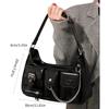Fashionable Motorcycle Bag with Multiple Pockets Adjustable Shoulder Strap Suitable for Professionals and Traveler