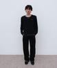 GRUNDEN Washed Wide Chino Pants (Black)_Gccuwpt01Bk