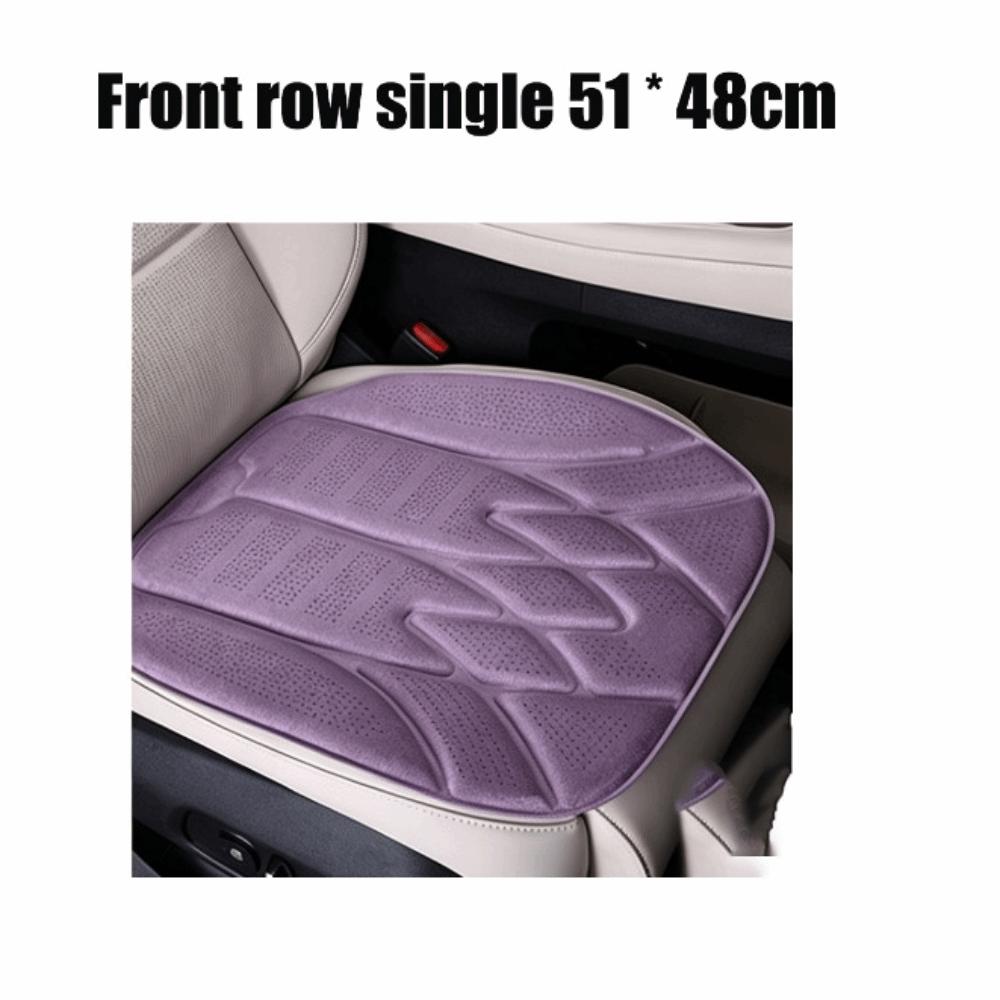 Stitched Car Seat Cushion Microfiber Faux Suede Seat Protector Auto Seat Cover Universal