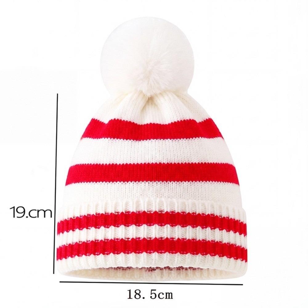 Warm Infant Beanie Cap Woolen Ear Protection Winter Baby Hat Cute Kids Pullover Hats New Year