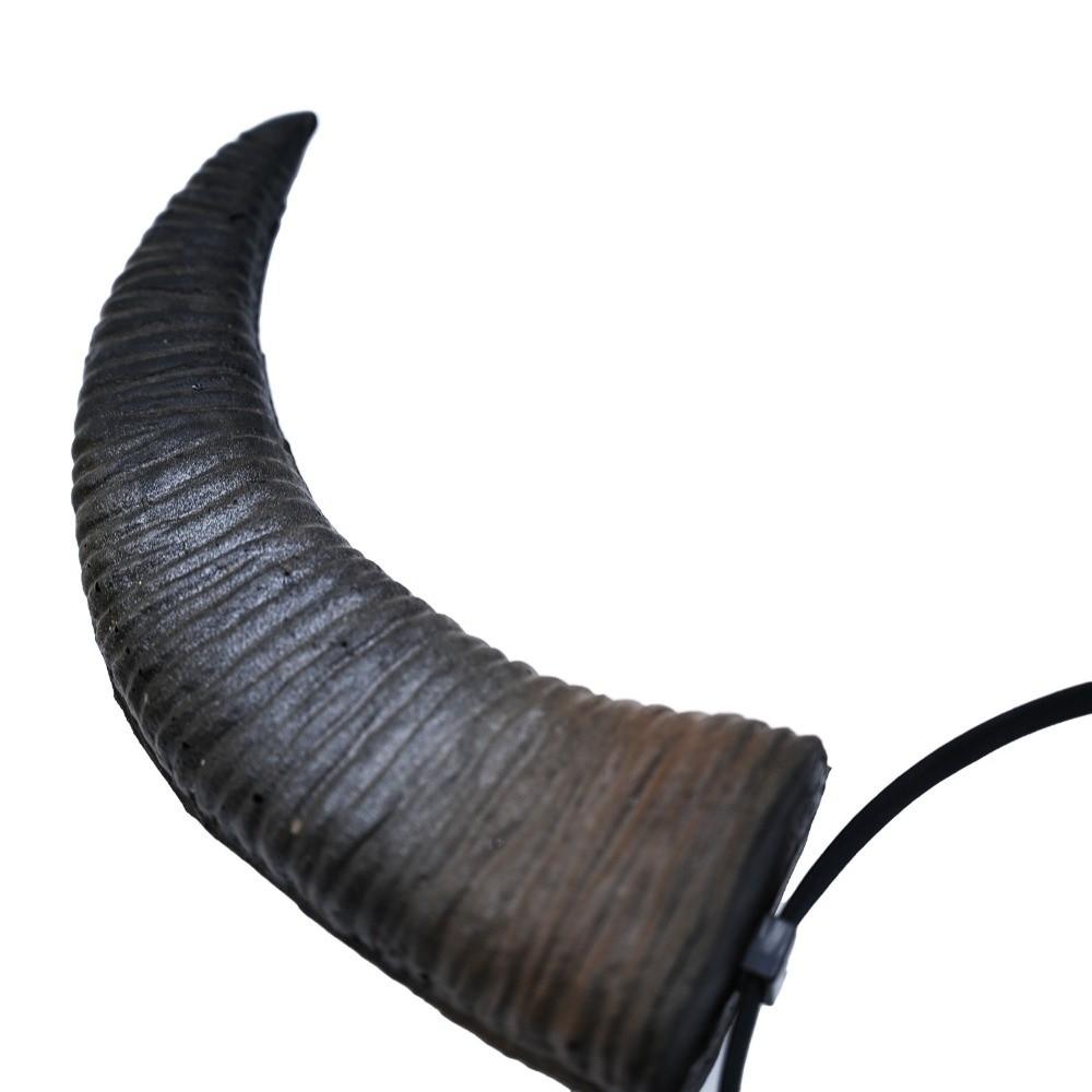 Cosplay Halloween Devil Headband Reusable Cow Horn Hair Hoop Decorative Headdress Carnival Party