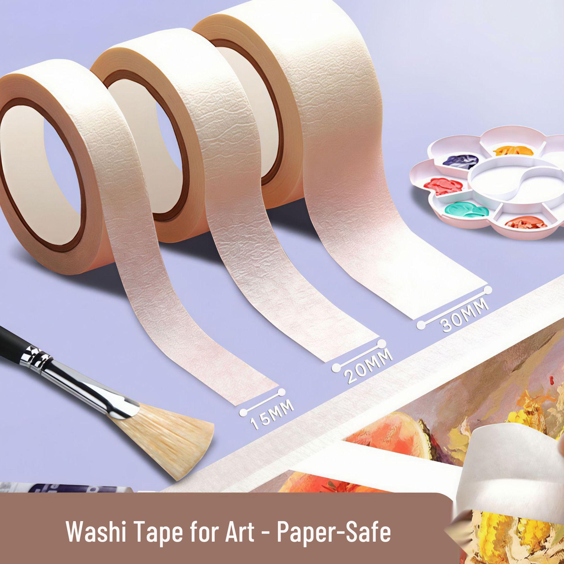 

Minimalist Art Student Washi Tape for Sketching and Masking 1cm x 20m