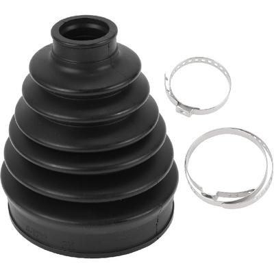 1 Satz Manschettenkit für Antriebswellen-Gelenk für Honda CR-V 2008-2011 2019 Äußeres Gleichlaufgelenk-Manschette mit Schellen Nr. 44018SJM020 Schwarzes Gummi
