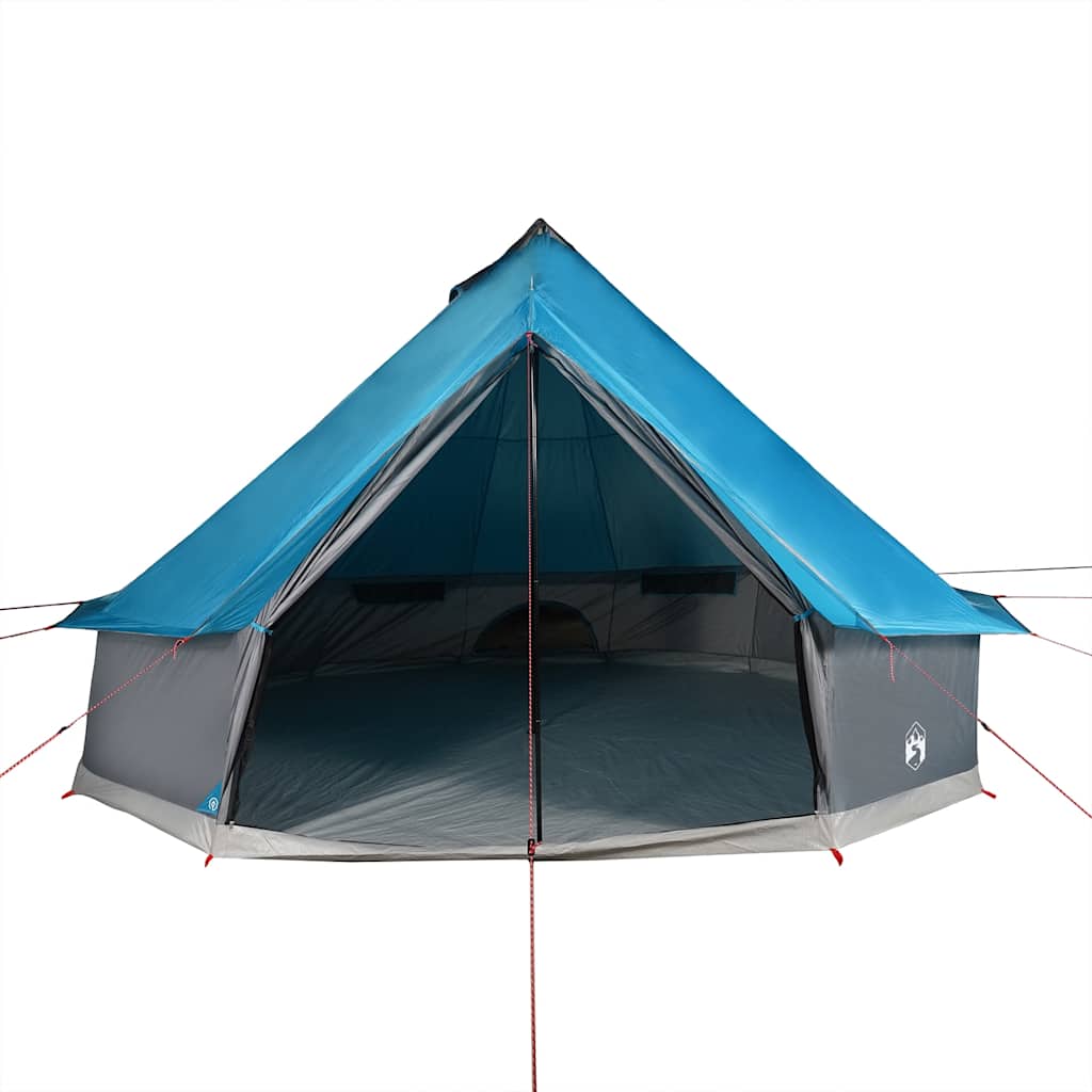 Tipi Family Tent for 10 Persons Blue Waterproof