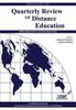 Kniha Quarterly Review of Distance Education Volume 20 Number 3 2019