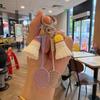 Xiaohongshu Badminton Keychain: Sports Fan Backpack Decor Pendant