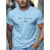 T-shirt Sportiva da Uomo per Fitness all'Aperto Casual Girocollo Ampia Manica Corta Top alla Moda T-shirt Palestra Uomo Estiva Asciugatura Rapida Magliette da Corsa