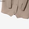 ZANZEA Women Sleeveless Blouse and Long Pants Summer Two Piece Suit Sets
