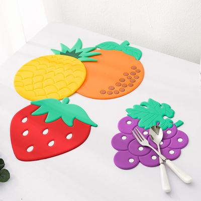 Hitte-isolatie Ronde Vruchtvorm Placemat Tafel Onderzetter voor Thuis