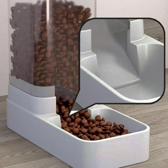 Automatic Pet Feeder And Water Dispenser Set 3.8L Capacity Food Bowl Water Drinker Pet Feeding Station for Small Medium Dog Cat Puppy