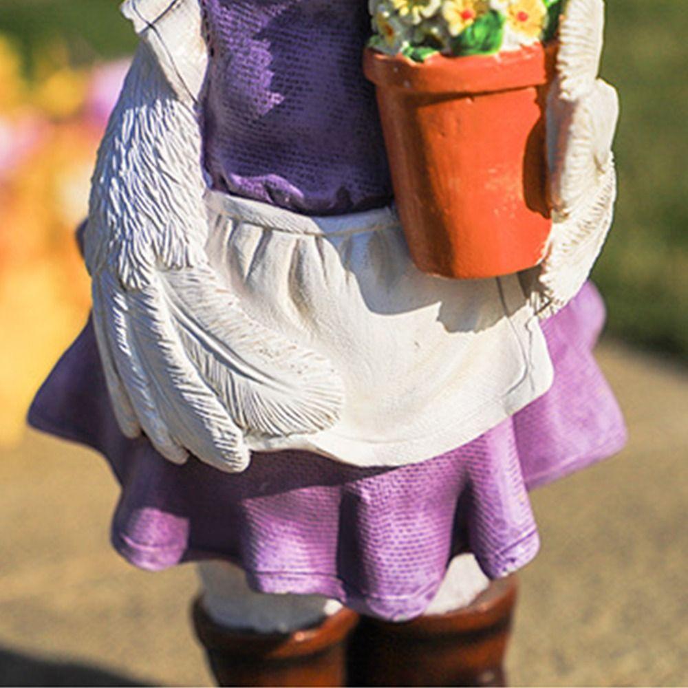 Resin Animal Sculpture Cartoon Miniatures Figurine Micro Landscape Ducks Statue  Gift