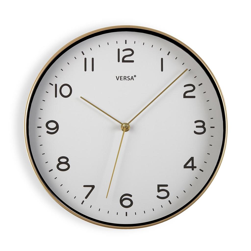 White Clock GOLDEN FRAME
