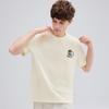 Summer Cotton Breathable Falling Shoulder Printed T-shirt
