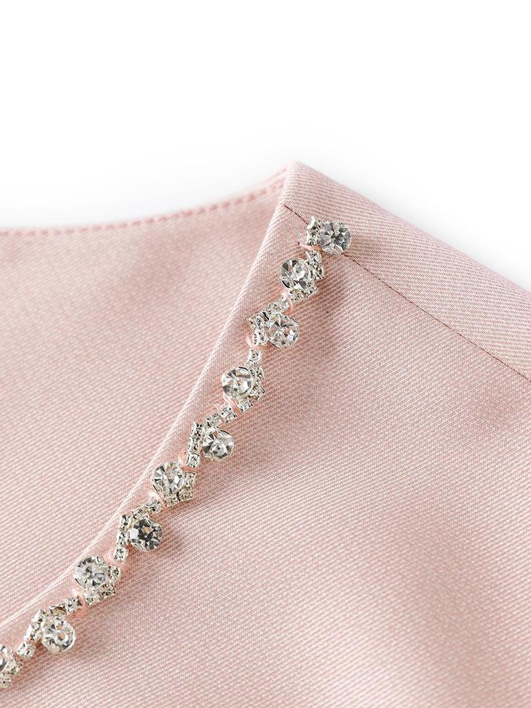 Französisches Damen High-End Schlankheitskleid - Eleganter Society-Stil