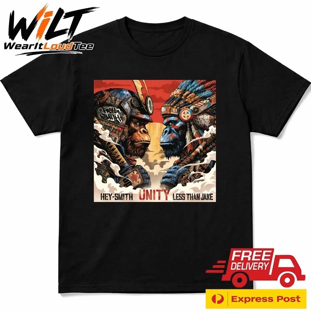 Hey-Smith x Less Than Jake Split Ep Unity June 24, 2026 Poster T-Shirt 3XL